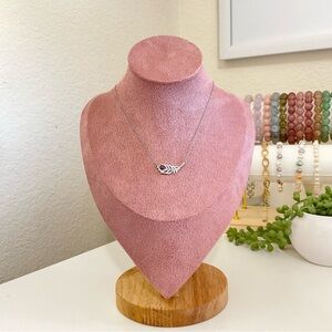 S925 Sterling Silver Natural Ruby Necklace